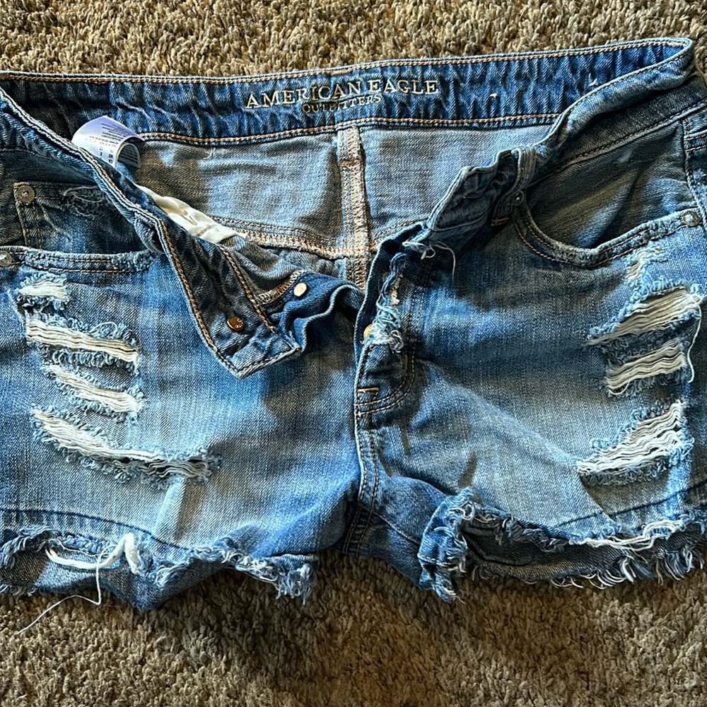 American eagle jean shorts